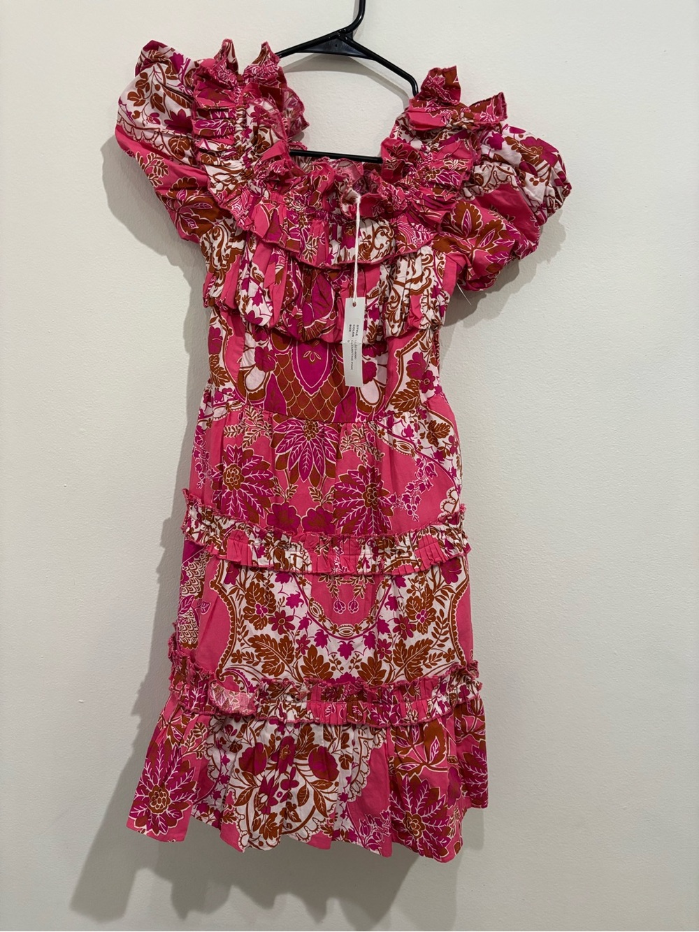 NWT Love the Label Tatiana Clementine Pink Dress Size Small